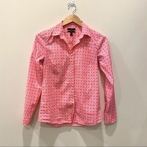 J. Crew "Perfect" Long Sleeve Button Front Shirt